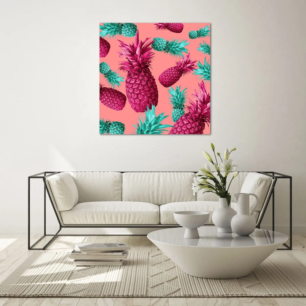 Quadro su vetro - La libertà è dolce - 50x50 cm