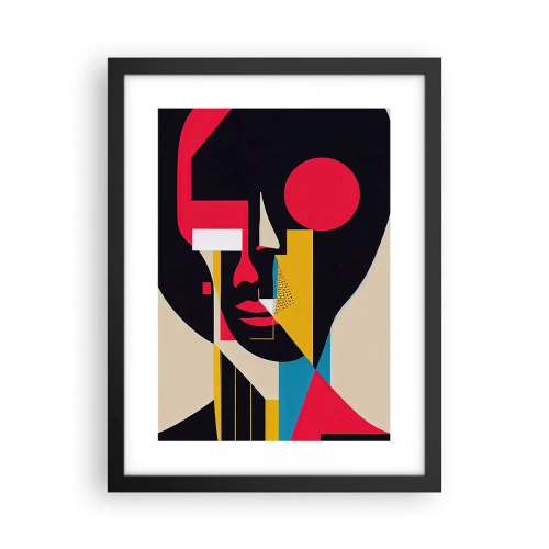 Poster in cornice nera - Il suo mondo interiore - 30x40 cm