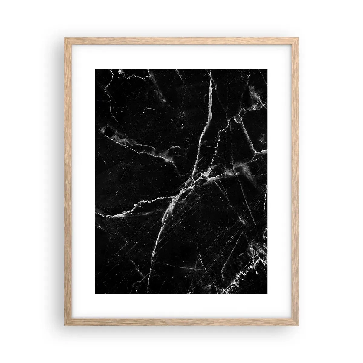 Poster in cornice rovere chiaro - La vita segreta delle pietre - 40x50 cm