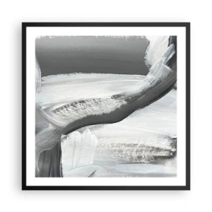 Poster in cornice nera - Movimento deciso - 60x60 cm