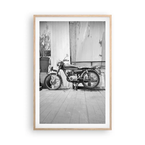 Poster in cornice rovere chiaro - La classicità sopra a tutto - 61x91 cm
