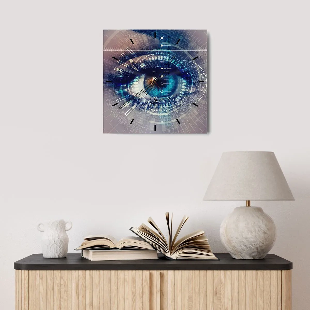 Orologio da parete - Orologio in Vetro - Credi di conoscermi - 40x40 cm