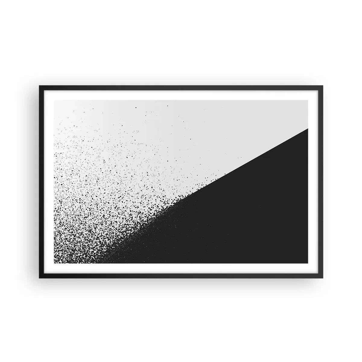 Poster in cornice nera - Più veloce, sempre di più - 91x61 cm