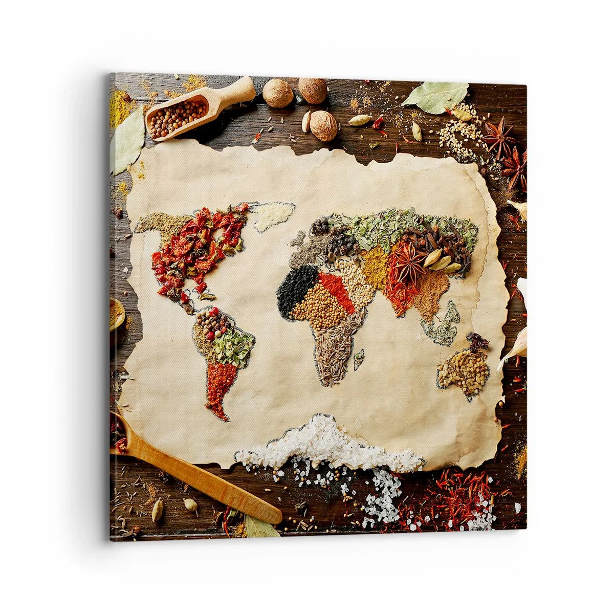 Quadro su tela - Stampe su Tela - Tutti i gusti del mondo - 70x70 cm