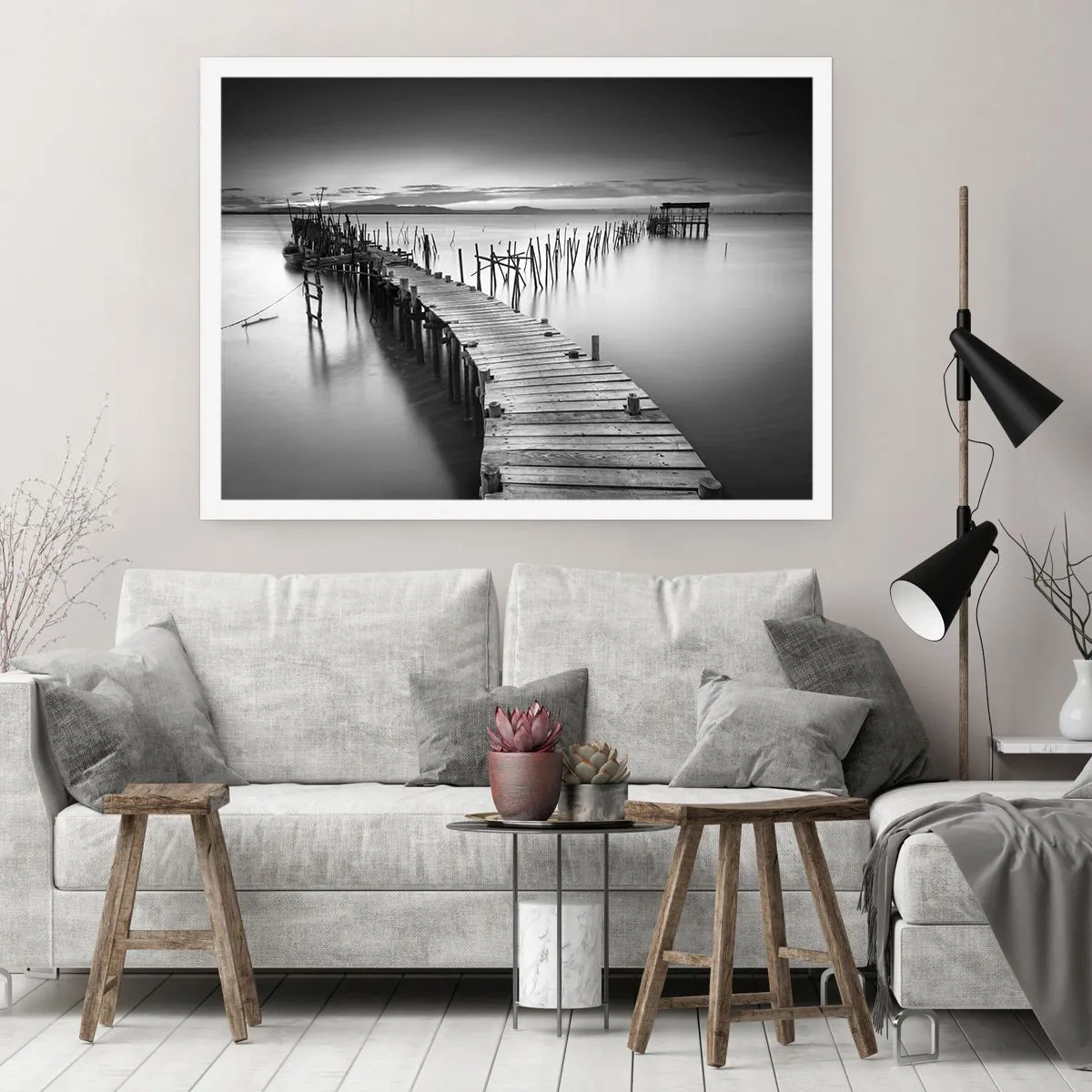 Poster - La pace della riva dimenticata - 40x30 cm