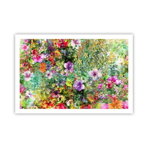 Poster - Perdersi nei fiori - 91x61 cm