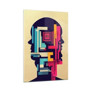 Quadro su vetro - Nuovi legami - 80x120 cm