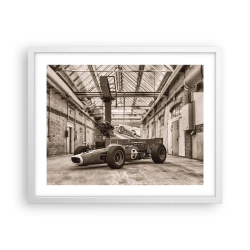 Poster in cornice bianca - Il riposo del vincitore - 50x40 cm