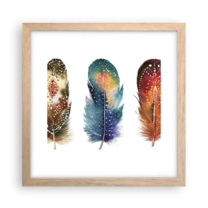 Poster in cornice rovere chiaro - Cerimonie, riti, misteri - 30x30 cm