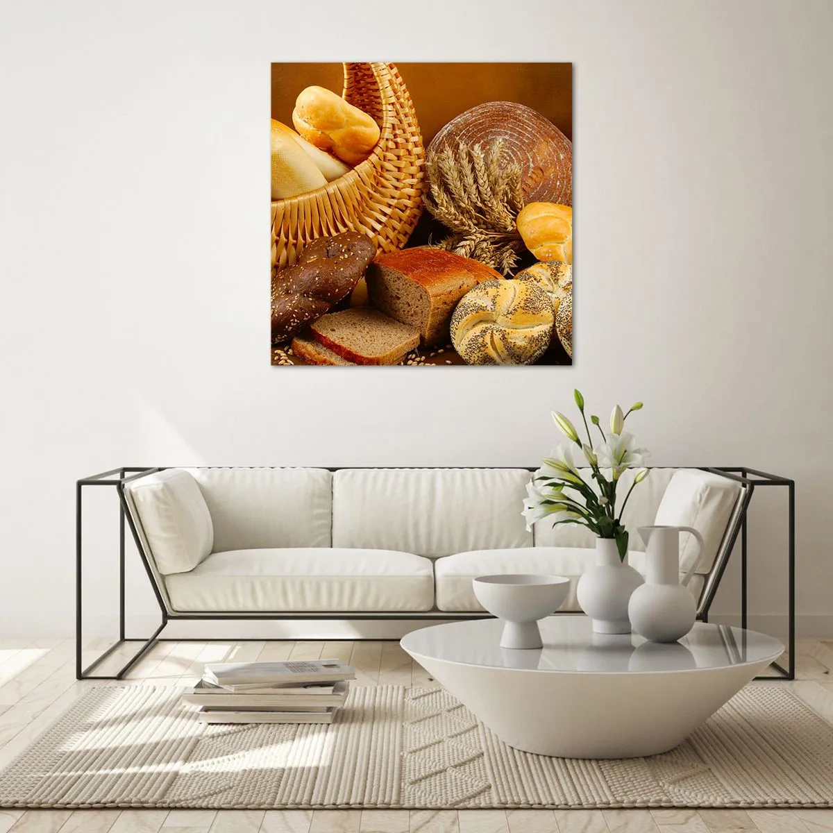 Quadro su vetro - Direttamente dal forno - 60x60 cm