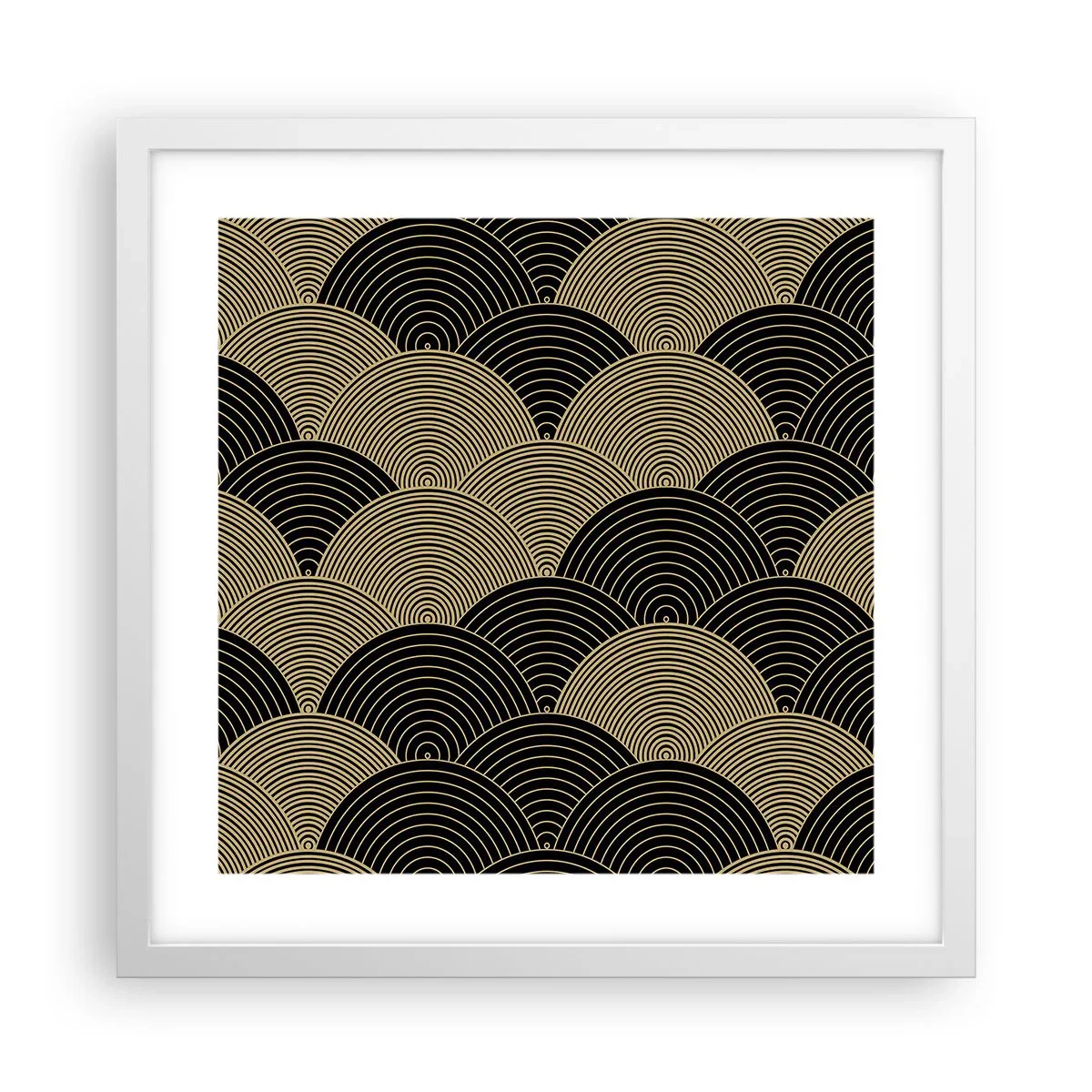 Poster in cornice bianca - Unità nella molteplicità - 40x40 cm