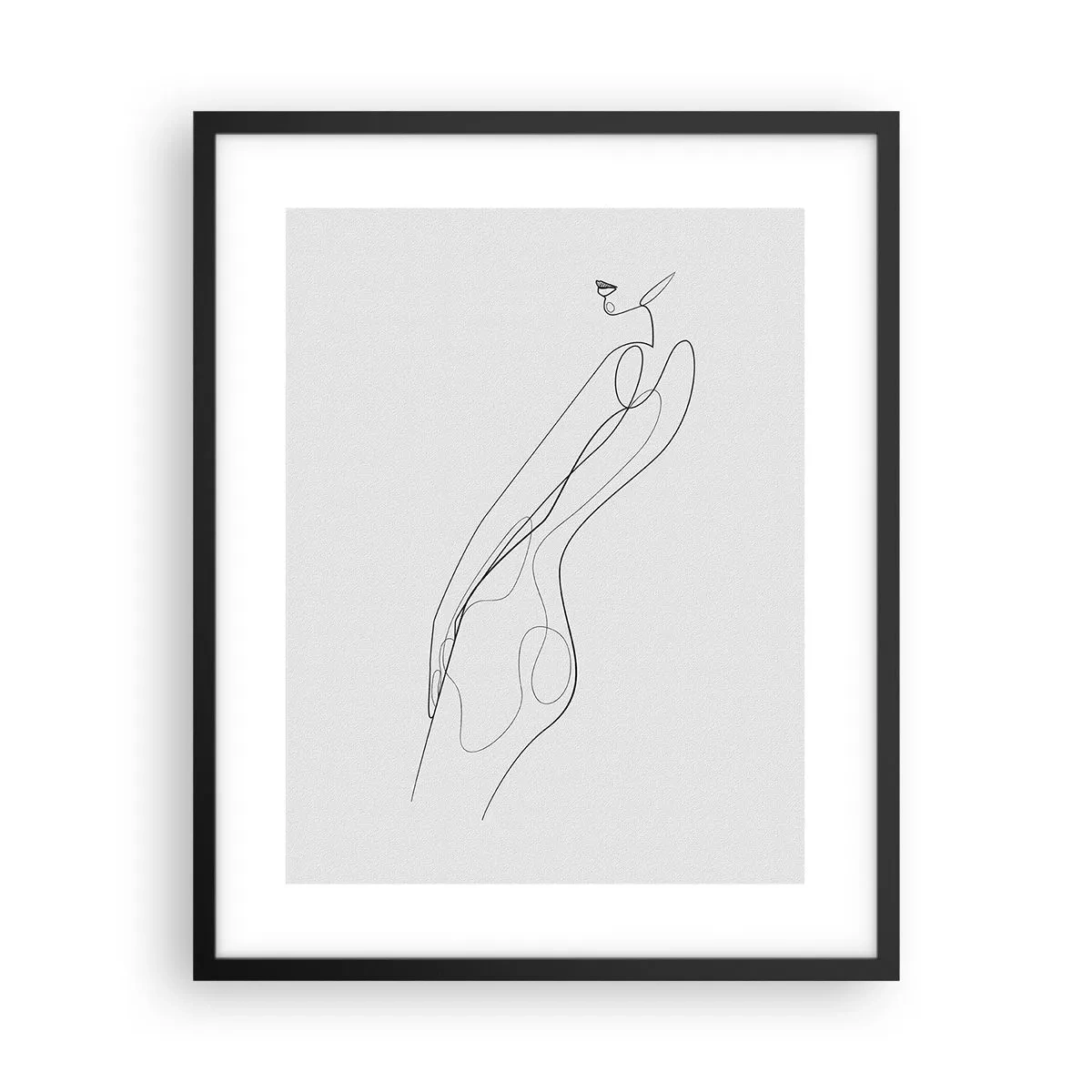 Poster in cornice nera - Appena una promessa - 40x50 cm