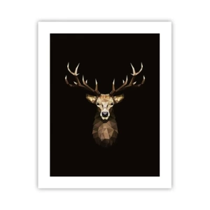 Poster - Cervo cubista - 40x50 cm