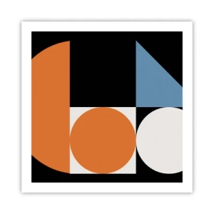 Poster - Composizione di figure - 60x60 cm