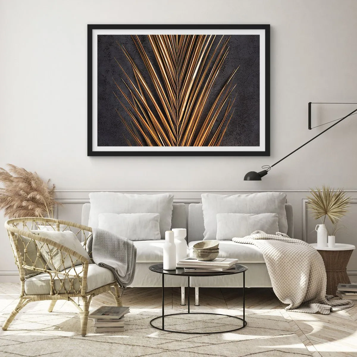 Poster in cornice nera - L'oro dei tropici - 40x30 cm