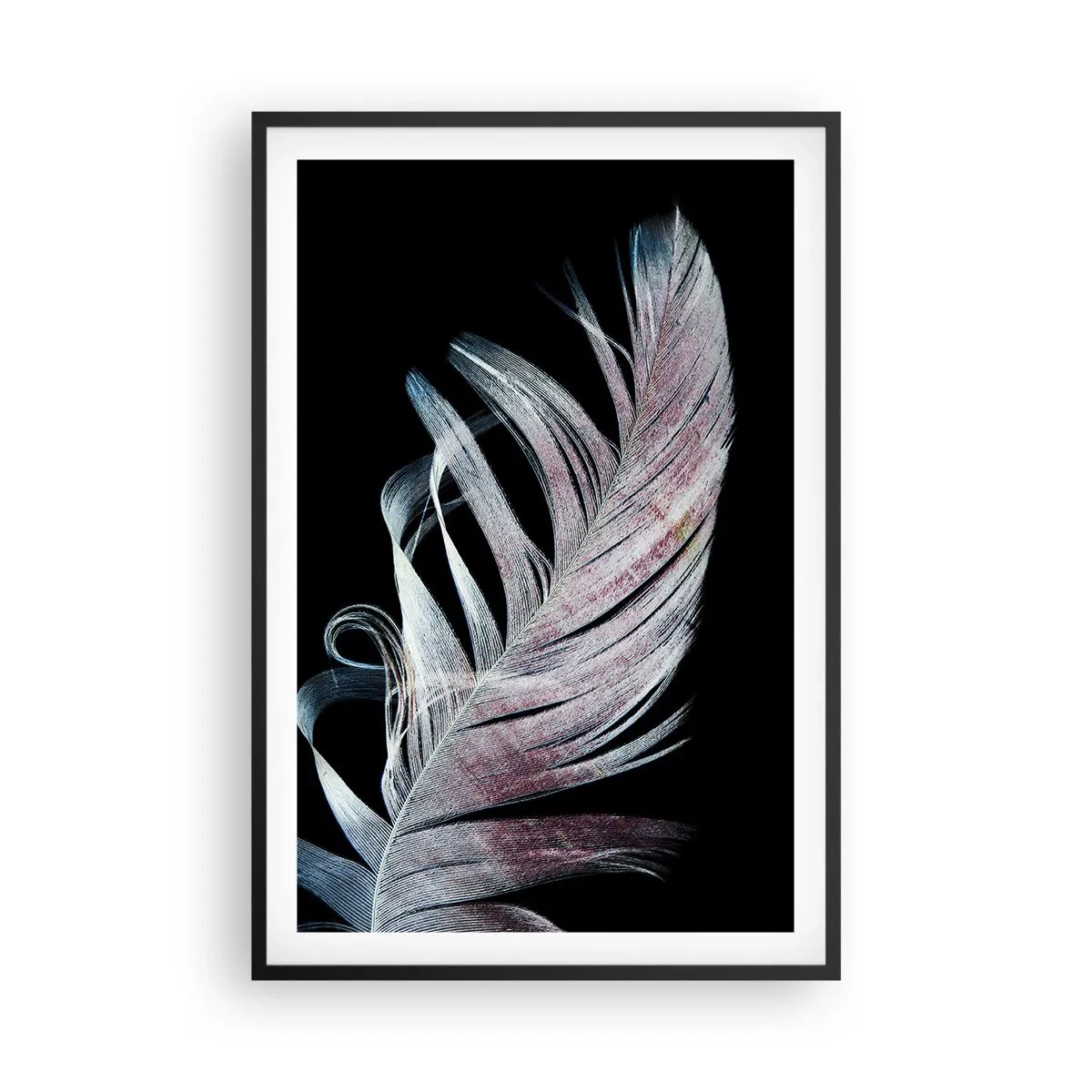 Poster in cornice nera - Pensa al tocco - 61x91 cm