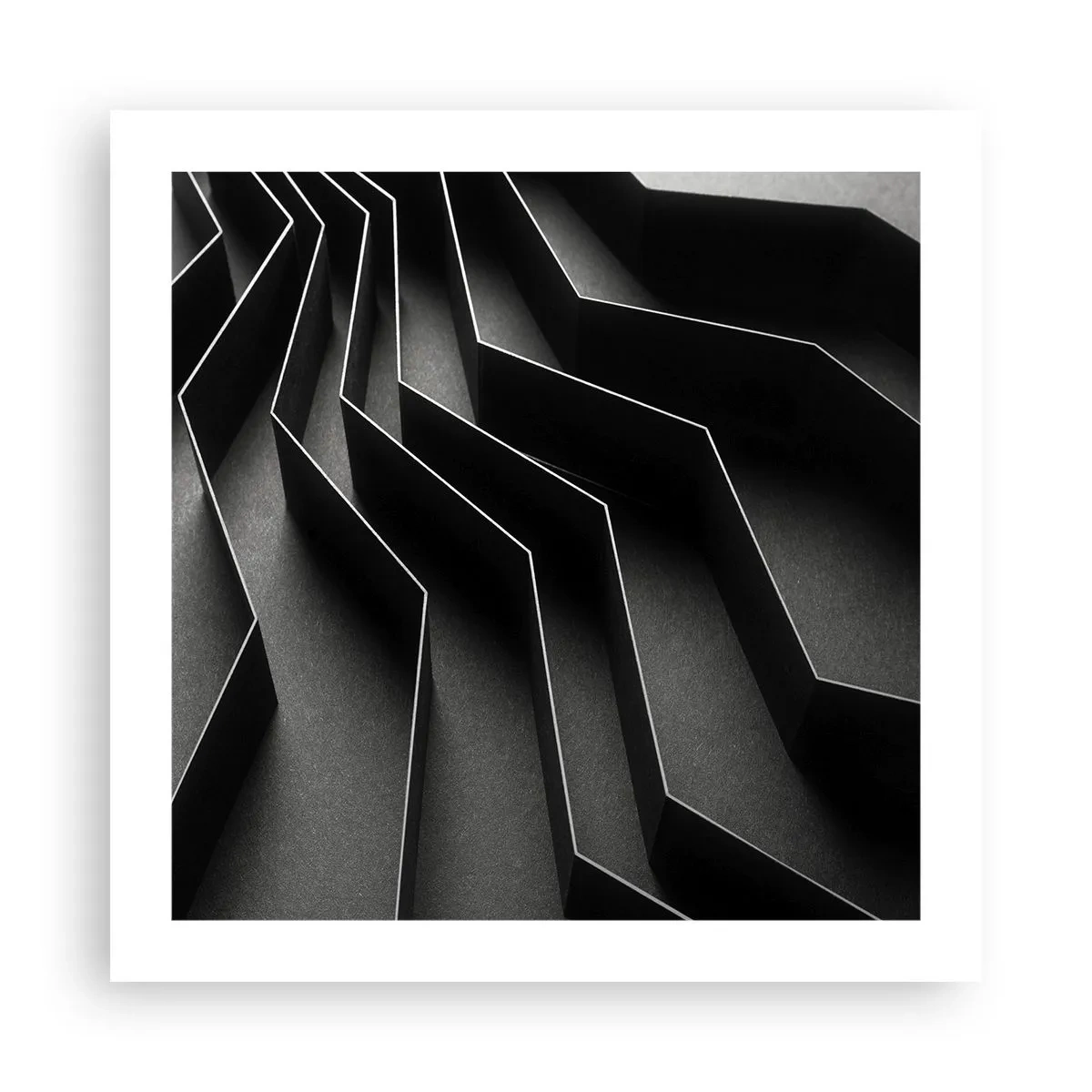Poster - Ordine tridimensionale - 50x50 cm