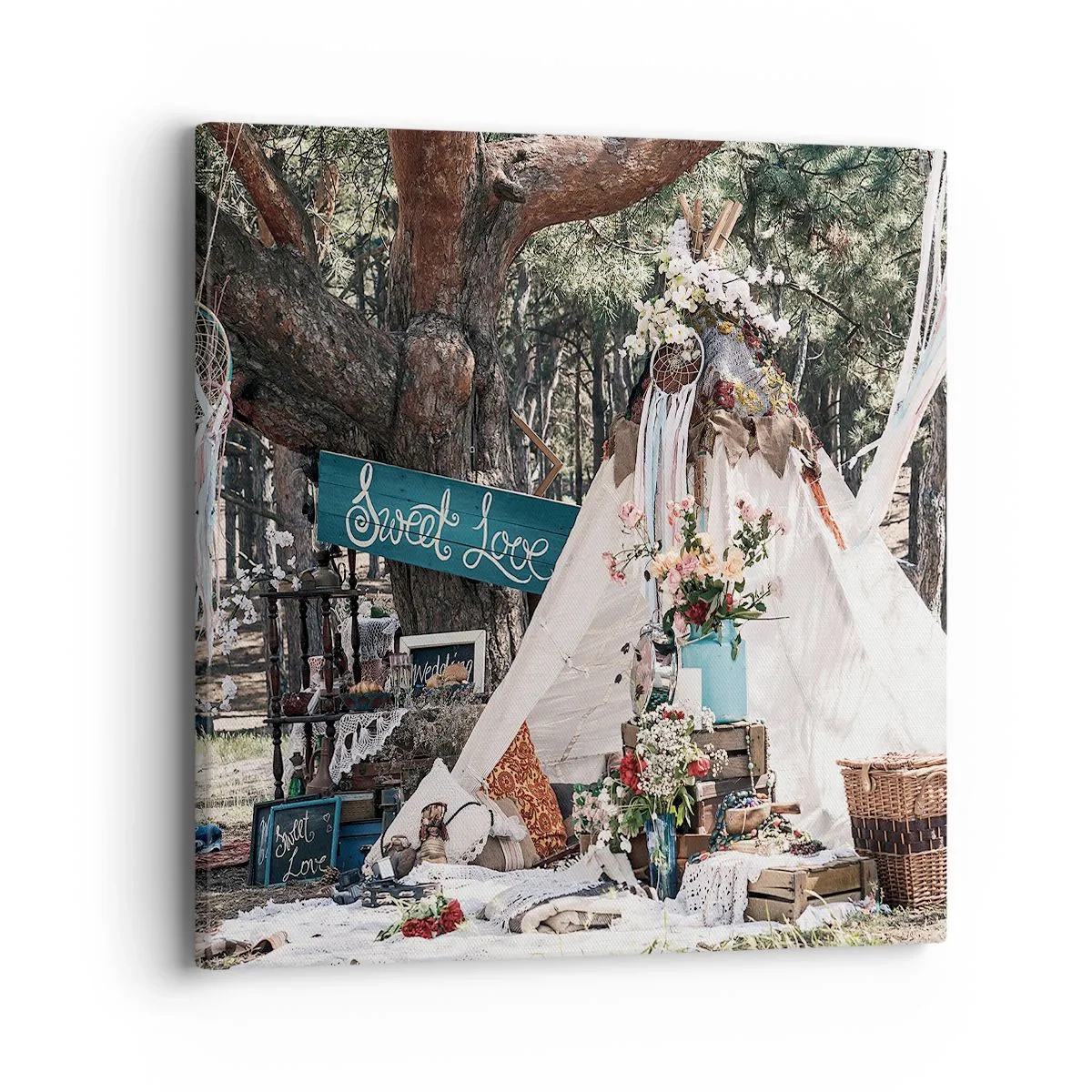 Quadro su tela - Stampe su Tela - Make love... - 40x40 cm