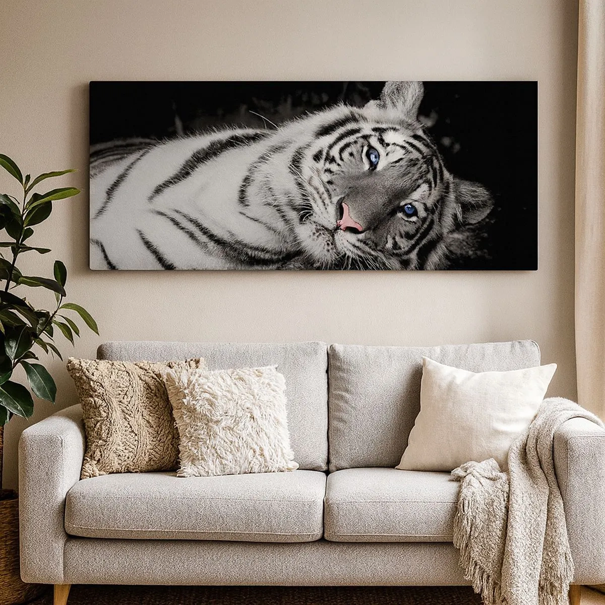 Quadro su tela - Stampe su Tela - Selvaggità e pace - 100x40 cm