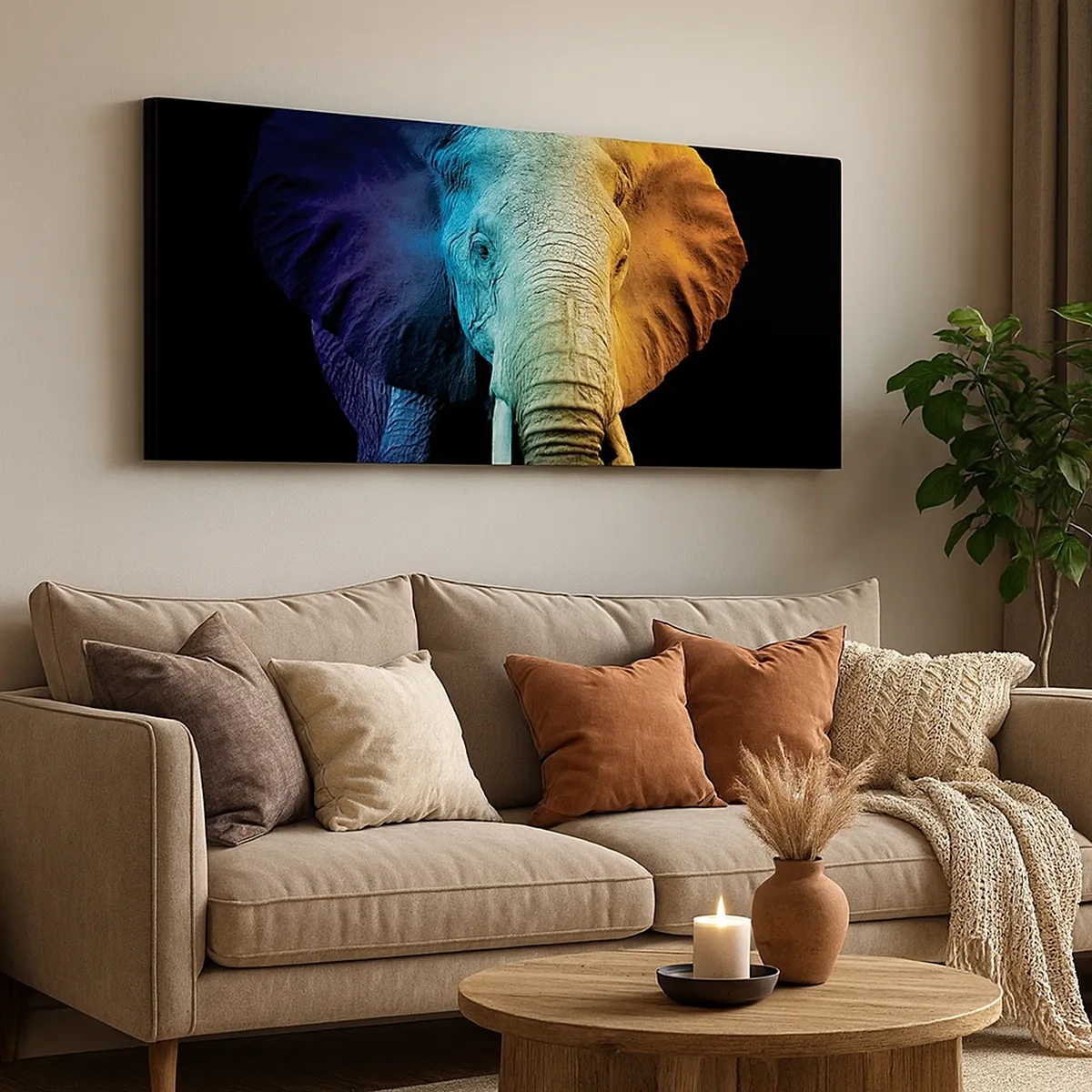 Quadro su tela - Stampe su Tela - Eccentrico, non strano - 30x30 cm