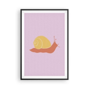 Poster in cornice nera - Non c'è fretta - 61x91 cm