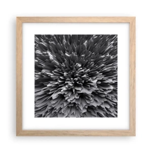 Poster in cornice rovere chiaro - Spigolosità massima - 30x30 cm