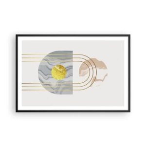 Poster in cornice nera - Chiarezza e lucentezza - 91x61 cm