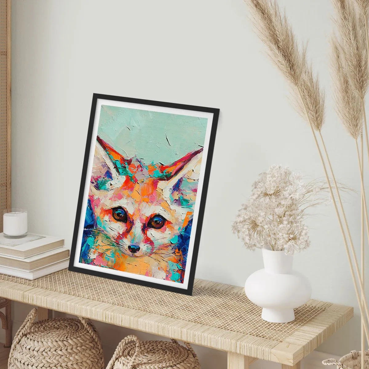 Poster in cornice nera - Siete pronti per me? - 40x50 cm