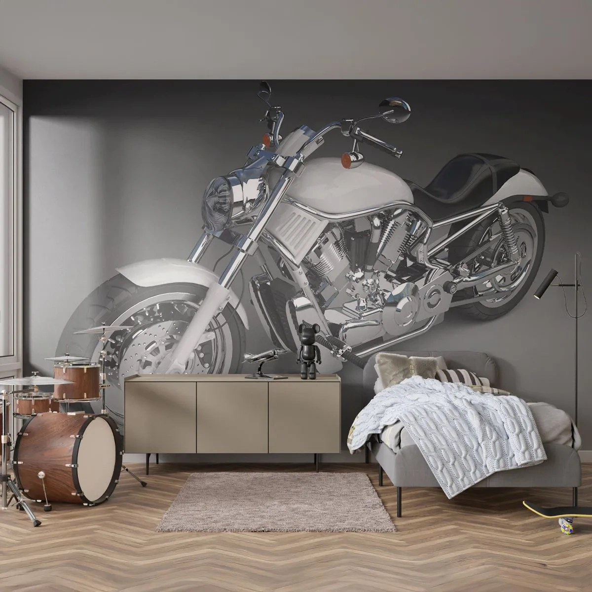 Fotomurali Standard Eco - Viene voglia di inginocchiarsi - Settore automobilistico, Moto, Viaggi - 200x140 cm