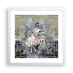 Poster in cornice bianca - Classica e moderna - 40x40 cm