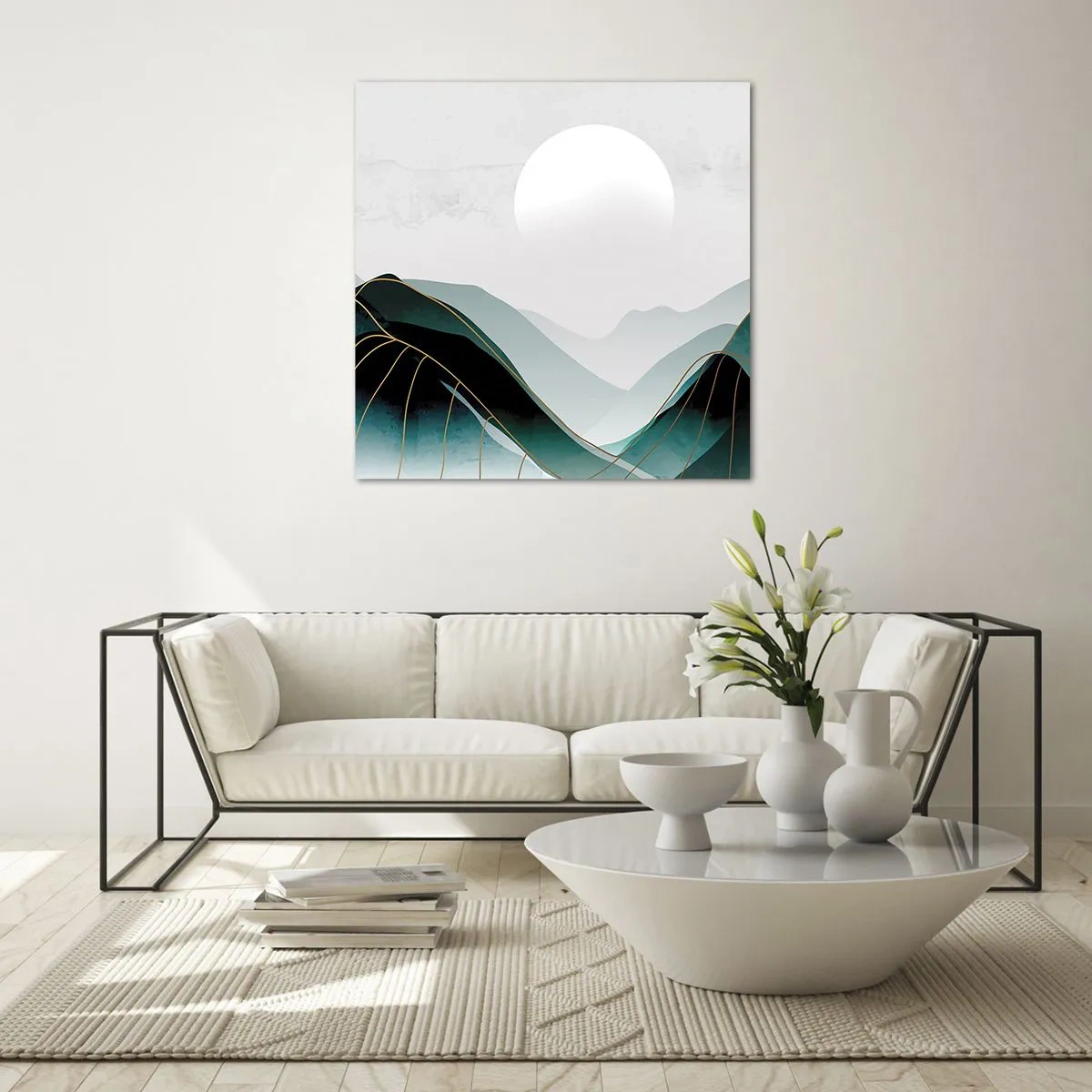 Quadro su vetro - In tutta la maestà - 70x70 cm