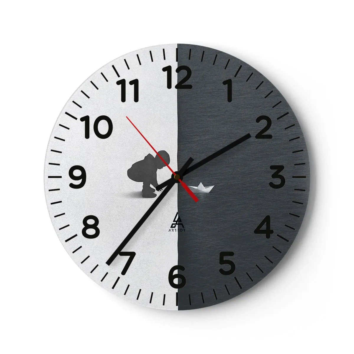 Orologio da parete - Orologio in Vetro - La grande spedizione - 30x30 cm