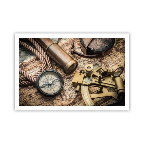 Poster - Traccia la rotta - 91x61 cm