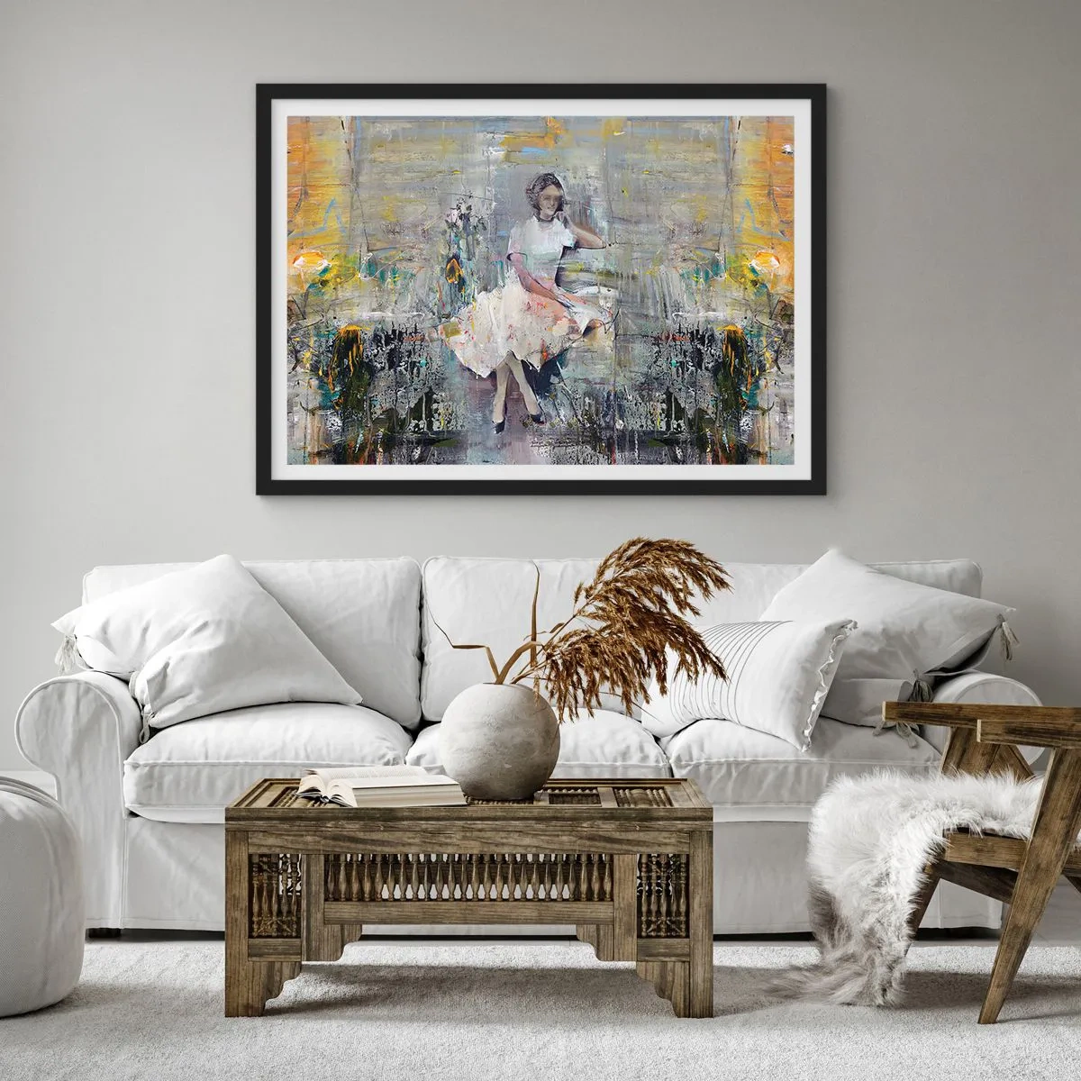 Poster in cornice nera - Classica e moderna - 50x40 cm