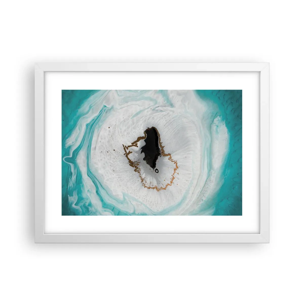 Poster in cornice bianca - Penetrare all'interno - 40x30 cm