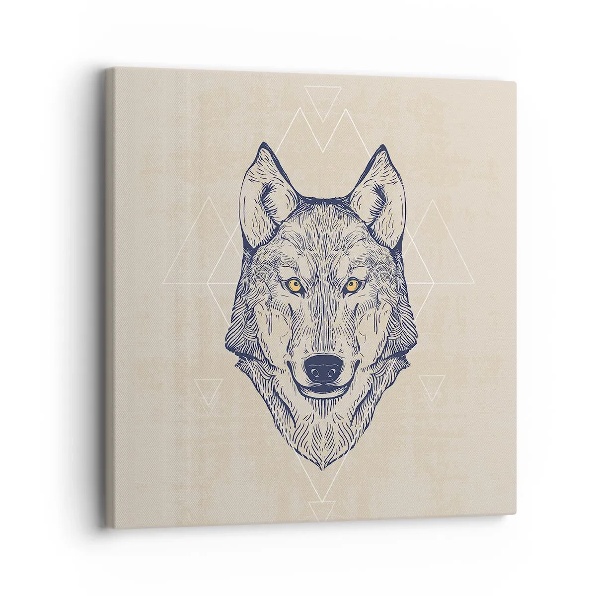 Quadro su tela - Stampe su Tela - Alfa dallo sguardo penetrante - 30x30 cm