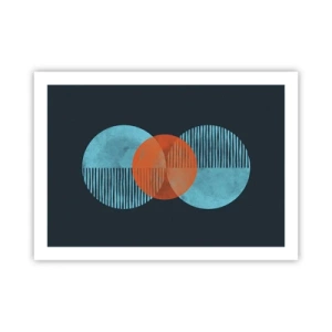 Poster - Composizione simmetrica - 70x50 cm