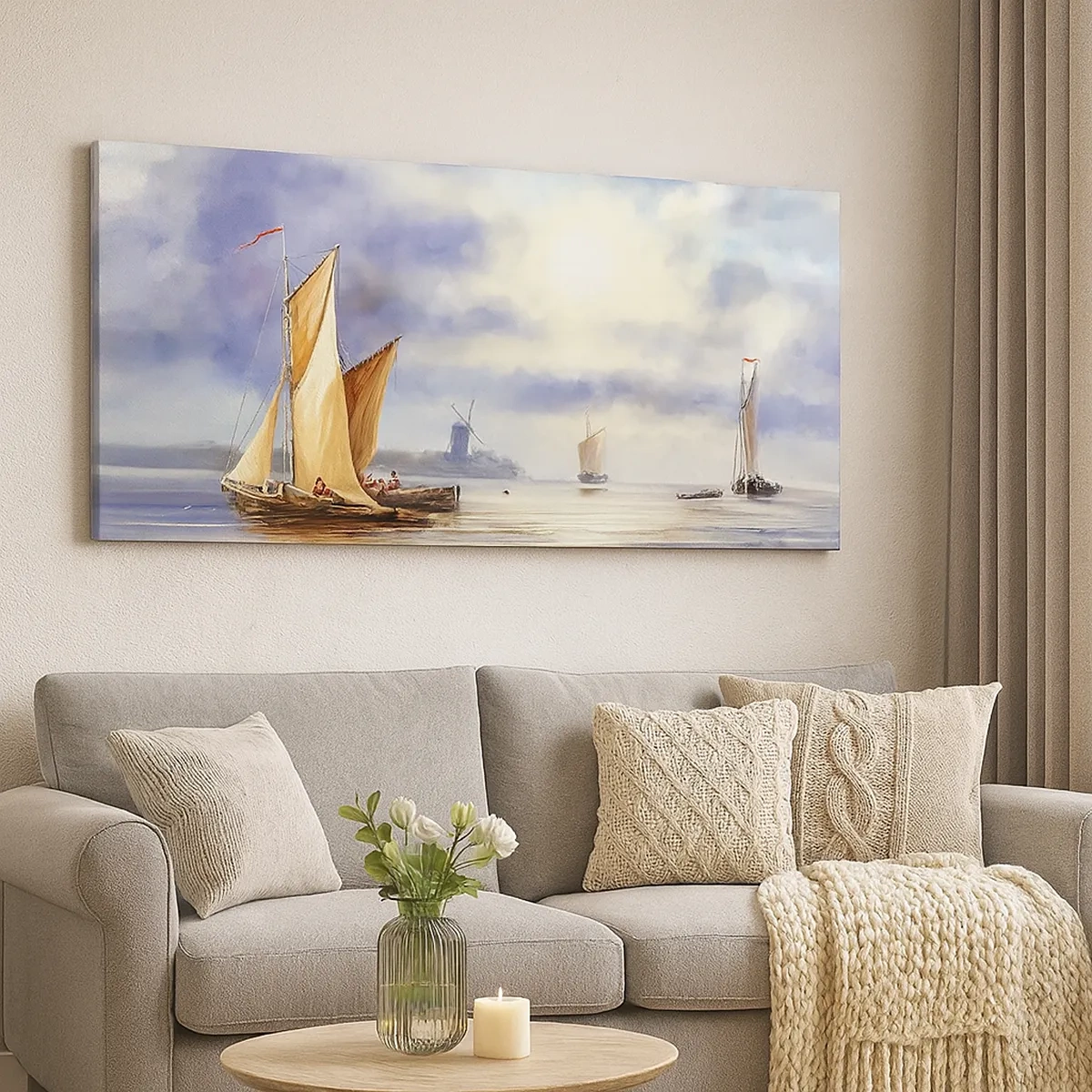 Quadro su tela - Stampe su Tela - Il ritorno dei marinai - 30x30 cm