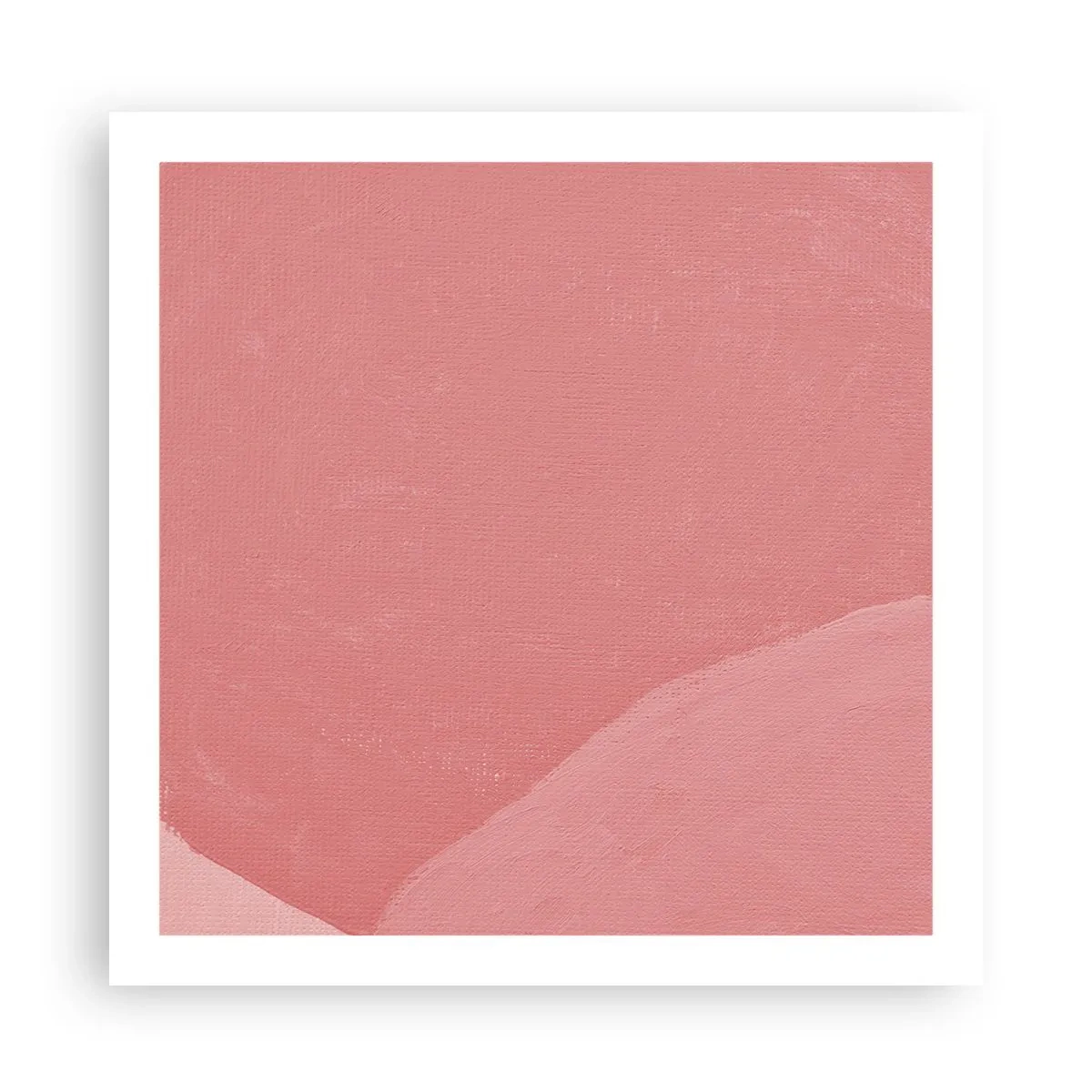 Poster - Composizione organica in rosa - 60x60 cm