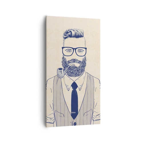 Quadro su tela - Stampe su Tela - Allegro, maschile e alla moda - 55x100 cm