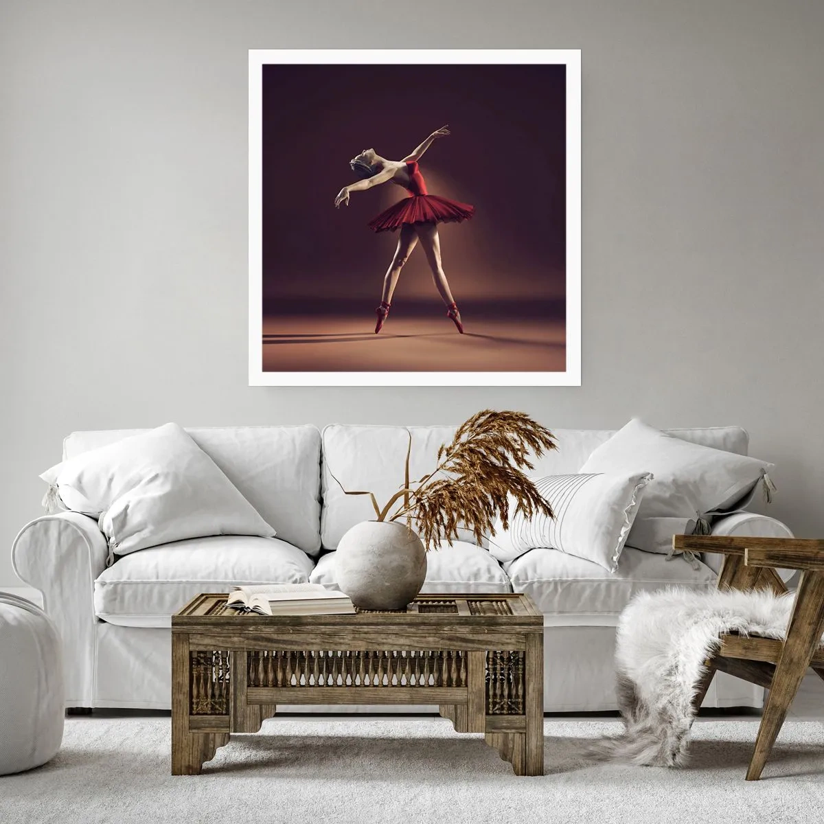 Poster - Prima ballerina - 60x60 cm