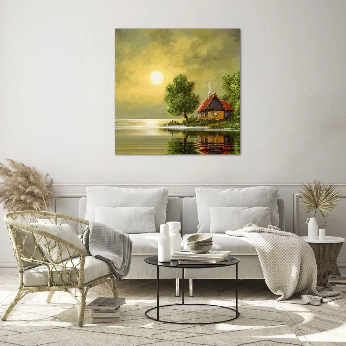 Quadro su vetro - Bello come un quadro - 30x30 cm