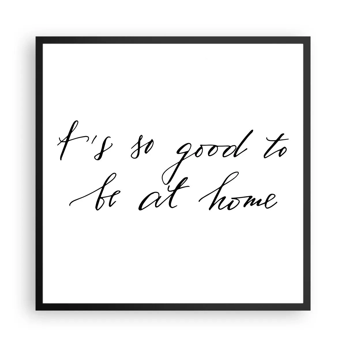 Poster in cornice nera - Tutta la verità - 60x60 cm