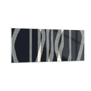 Quadro su vetro - Tentativo di rompere l'oscurità - 100x40 cm