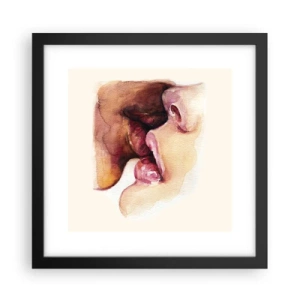 Poster in cornice nera - Come notte e giorno, terra e cielo - 30x30 cm