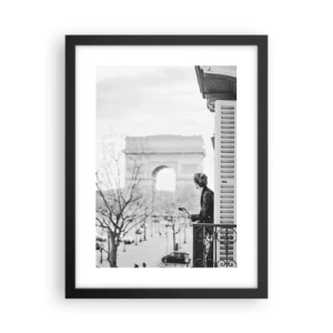 Poster in cornice nera - Camera con vista - 30x40 cm