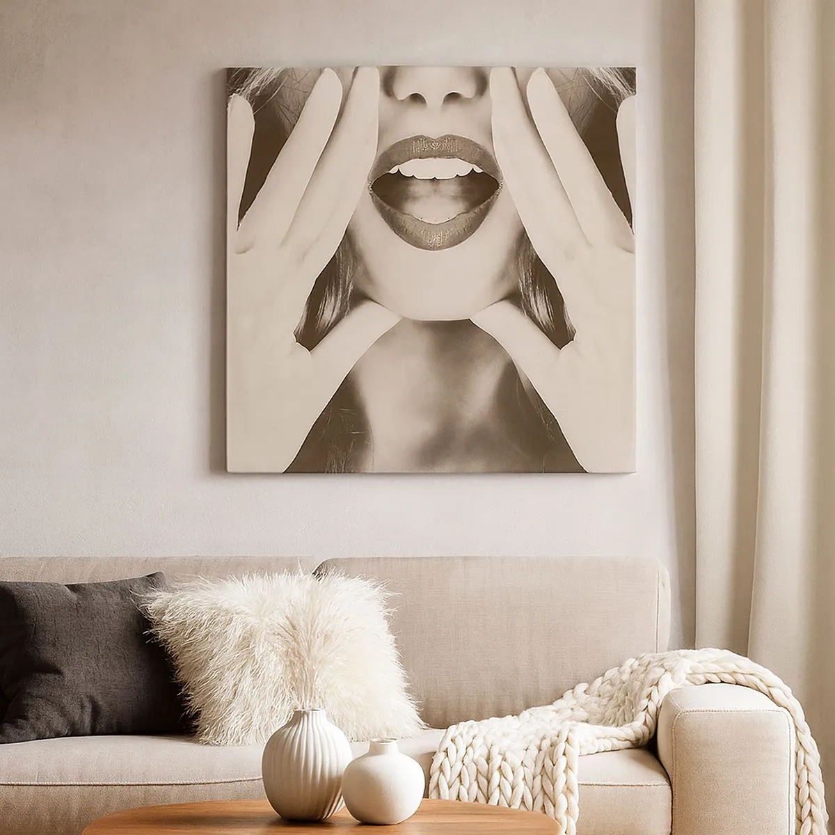 Quadro su tela - Stampe su Tela - Arrivo! - 30x30 cm