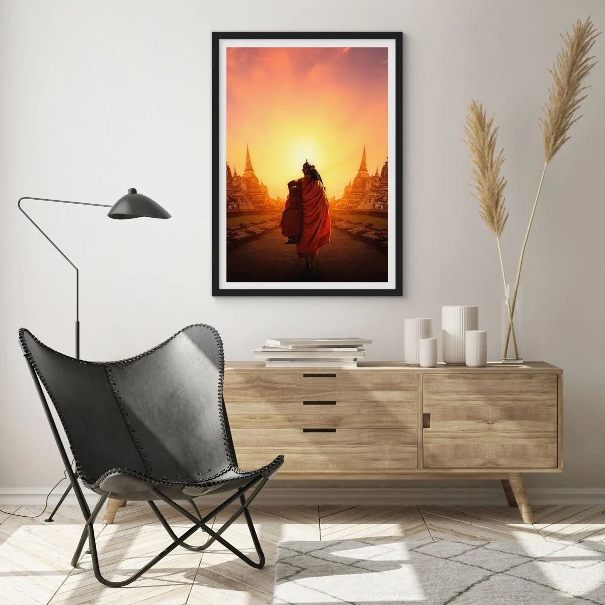 Poster in cornice nera - In pace per l'eternità - 40x50 cm