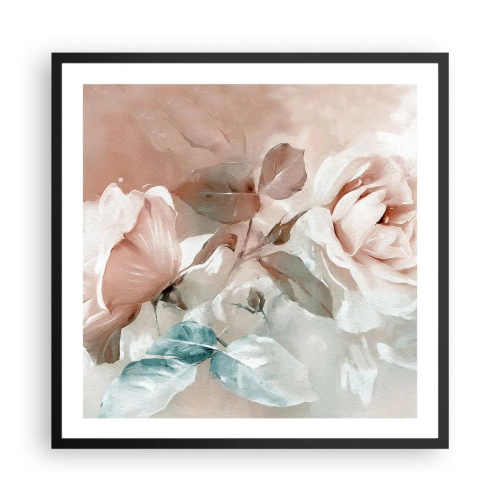 Poster in cornice nera - Lo spirito del romanticismo - 60x60 cm
