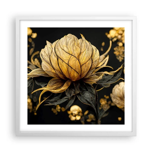 Poster in cornice bianca - Delicata fragilità - 50x50 cm